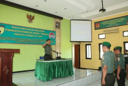 Kodim 0816/Sidoarjo Gelar Kegiatan Katpuan Apkowil Tersebar TA. 2019