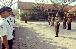 Komsos Bati Tuud Koramil 0816/06 Tanggulangin Dalam Kegiatan Seleksi Colon Paskibra