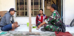 Babinsa Temu Lakukan Dialogis Dengan Warga Binaan.