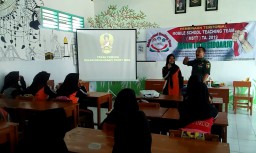 Danramil 0816/06 Berikan Wasbang Proxi War Pada Siswa, Sebagai Generasi Muda Bangsa