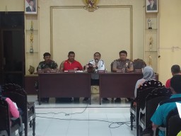 Pelda Mohtar Wakili Danramil 0816/13 Wonoayu Hadiri Rakor Persiapan HUT RI Ke 74