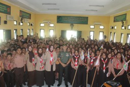 Bentuk Generasi Muda yang tangguh, Kodim 0816/Sidoarjo dan SMPN 6 Sidoarjo gelar Perjusa