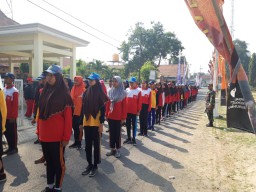 Hari ke Dua Latihan paskibraka Prambon makin Kompak gerakan juga Kerapian