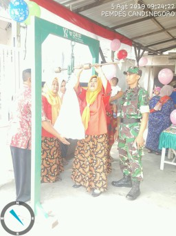 Dukung Program Balita Sehat, Babinsa Koramil 0816/13 Wonoayu Dampingi Kegiatan Posyandu di Wilayah Binaan