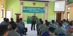 Kodim 0816/Sidoarjo terima kunjungan wasev dari Sterad bidang Komsos