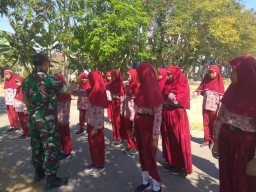 Pembentukan Mental Dan Karakter Melalui Pelatihan PBB Pada Pelajar MI Muhammadiyah 3 Penatar Sewu