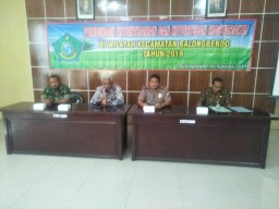 Babinsa koramil0816/10 Balongbendo Menghadiri Rapat Pembinaan Ketentraman dan Ketertiban Masyarakat