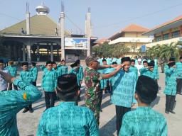 Babinsa Koramil 0816/03 Buduran sosialisasikan Wawasan Kebangsaan dan PBB kepada Siswa Siswi SMP AL-FATTAH Buduran