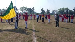 Pelatihan Paskibraka Kecamatan Krian 2019 dipusatkan dilapangan Tropodo Krian