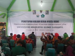 Danramil Koramil 0816/08 Jabon Kapten I Made Sudiadyana beserta Forkopimka hadiri Pelepasan KKN MahasiswPilih Gambara UNUSA.