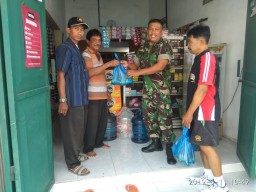 Koramil 0816/13 Wonoayu Melaksanakan Pemotongan Hewan Kurban Hari Raya Idul Adha 1440 H