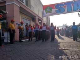Memperingati HUT Kemerdekaan RI Ke-74 Th. 2019 Kecamatan Krian adakan Lomba Gerak Jalan Yang Diadakan Setiap Tahun
