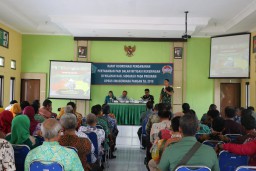 Kodim 0816/Sidoarjo adakan rakor pengamanan pertanaman padi dalam mitigasi kekeringan