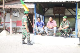 Babinsa Ramil 07/Krembung Laksanakan Komsos Dengan Warga binaan
