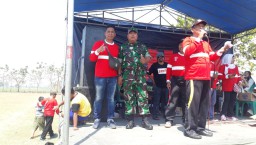 Koramil 0816/05 Tulangan dalam kegiatan memperingati HUT RI ke 74