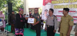 Batuud Koramil 02/Candi Hadiri Resepsi Peringatan HUT RI Ke - 74 Kemerdekaan RI