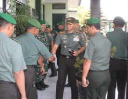 Apresiasi Tupoksi Babinsa, Danrem 084/BJ Kunjungan Kerja Ke Kodim 0816/Sidoarjo