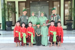 Kodim 0816/Sidoarjo Gelar Tradisi Penyambutan Dandim Baru