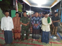 Memperingati HUT RI Di Wilayah Binaannya Babinsa 0816/13 Wonoayu Hadiri Undangan Pengajian Umum