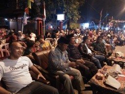 Babinsa 0816/01 Kemiri hadiri gebyar seni HUT RI ke 74
