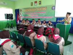 Pelda H M Sugiyo Anggota Koramil 0816/13 Wonoayu Hadir Musyawarah Gerakan Pramuka