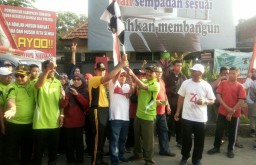Peringati Kemerdekaan Ke-74 Republik Indonesia, Forkopimka Tanggulangin Adakan Jalan Sehat Bersama Warga