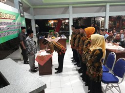Danramil 0816/06 Tanggulangin Hadiri Pelantikan BPD Desa Kedensari