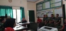 Bina dan Motivasi anggota, Danramil 0816/03 Buduran sempatkan beri Jam Komandan