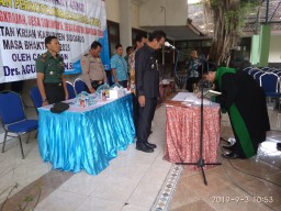 Danramil 0816/09 Krian Hadiri pengambilan sumpah/janji anggota BPD