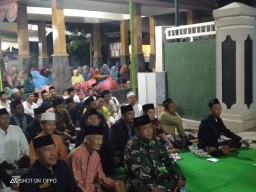 Babinsa 0816/13 Wonoayu Hadiri Pengajian Umum dalam rangka Peringatan 1 Muharram 1441 H