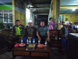 Babinsa 0816/13 Wonoayu menghadiri pengajian dalam rangka peringatan tahun baru Islam 1441 H