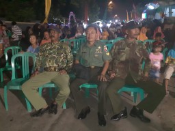 Kedekatan Dengan Masyarakat, Babinsa Kendal Sewu Serka Saiful Anam Menghadiri HUT Kemerdekaan RI Ke-74