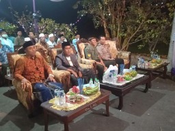 Danramil 0816/08 Jabon Hadiri Pengajian Umum dan Santunan anak Yatim dan Dhuafa ke 41 Tahun 2019/1441 H