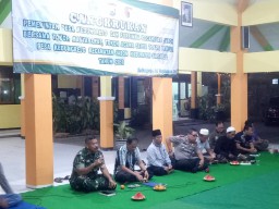 Koramil 0816/08 Jabon,Gelar Cangkrukan bareng Forkopimka di Desa Kedung Rejo
