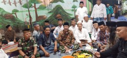 Babinsa koramil 0816/16 Waru menghadiri istighosah dan doa bersama haul mbah singo Desa Janti Waru