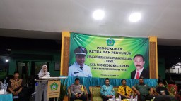 Batuud Taman, Peltu Iryo hadiri pengukuhan ketua dan pengurus LPMK