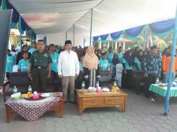 Danramil 0816/01 Hadiri Program Laznas LMI Area 2 Jatim di Alun -Alun Sidoarjo