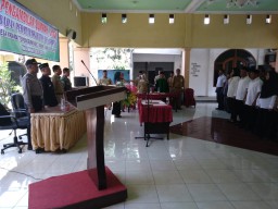 Danramil 0816/11 Tarik, Menghadiri Acara Pelantikan BPD periode 2019 S/D 2025 Desa Kramat Temenggung