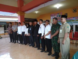 Kekompakan Forkopimka Tarik, Hadiri Pelantikan BPD Periode 2019 S/D 2025 Di Desa Kedinding