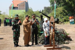 Buka TMMD 106 di Kecamatan Jabon Gubernur Jatim Khofifah Pesankan Pada Satgas TMMD