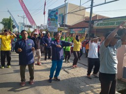 Kebersamaan Forkopimka Tarik Beserta Jajaran Melaksanakan SKJ Bersama Warga Masyarakat