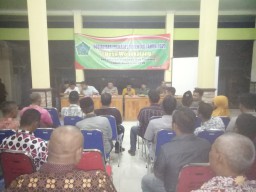 BATI TUUD RAMIL 0816/13 WONOAYU HADIRI SOSIALISASI PILKADES SERENTAK DI DESA WONOKALANG
