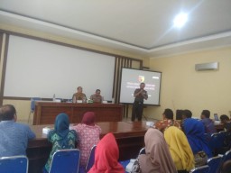 Danramil 0816/06 Tanggulangin Hadiri Acara rapat kordinasi forkopimka kecamatan Tanggulangin