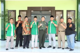 Audensi Pc GP. Ansor bersama Dandim 0816 sekaligus persiapan Banser bersama TNI POLRI BERSHOLAWAT.