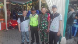 Babinsa Koramil 0816/03 Buduran Peltu Agus melaksanakan Komunikasi Sosial