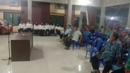 Danramil 0816/10 Balongbendo Hadiri Pengambilan Sumpah Anggota BPD