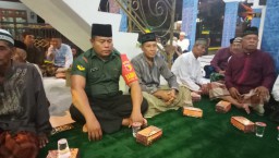 Babinsa Desa Wonomelati Hadiri Peringatan Maulid Nabi Muhammad SAW