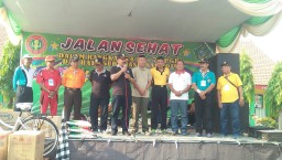 Peringati HUT PGRI ke 74 dan Hari Guru Nasional Tahun 2019 Meriah Dengan Jalan Santai