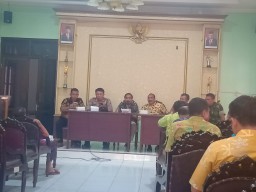 Pelda Abd Rochim Anggota Koramil 0816/13 Wonoayu Hadiri Rapat Koordinasi dan Evaluasi Persiapan Gebyar UMKM 2019