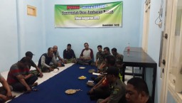 Sinergitas Babinsa Koramil 0816/13 Dan Bhabinkamtibmas Wujudkan Kamtibmas yang Kondusif di Desa Binaan